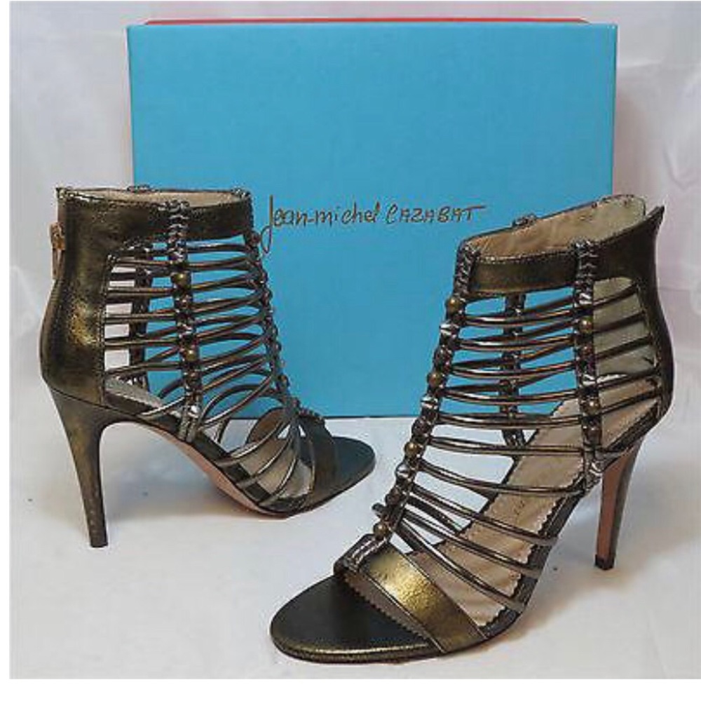Jean-Michel Cazabat Ciarra Bronze Sandals